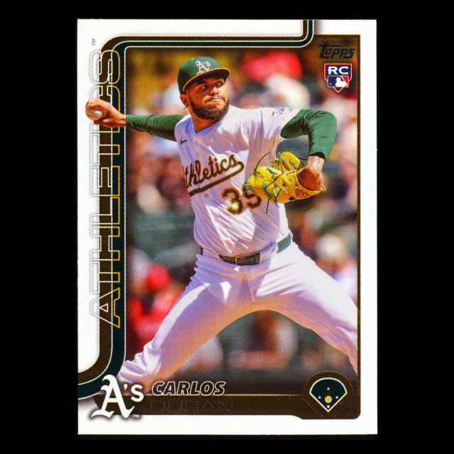 Carlos Duran RC 2025 Topps Update Rookie Athletics