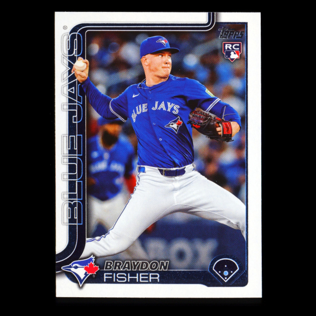 Braydon Fisher RC 2025 Topps Update Rookie Blue Jays