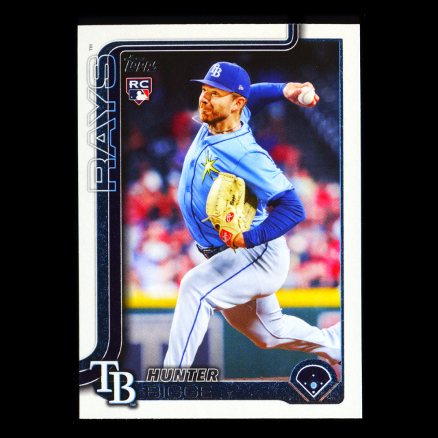 Hunter Bigge RC 2025 Topps Update Rookie Rays
