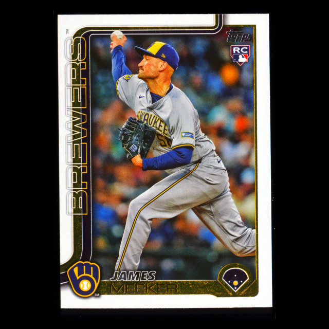 James Meeker RC 2025 Topps Update Rookie Brewers
