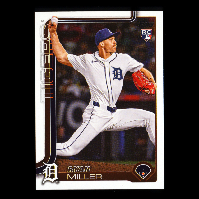 Ryan Miller RC 2025 Topps Update Rookie Tigers