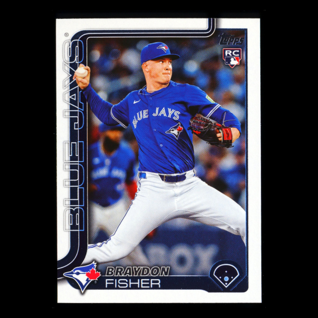 Braydon Fisher RC 2025 Topps Update Rookie Blue Jays