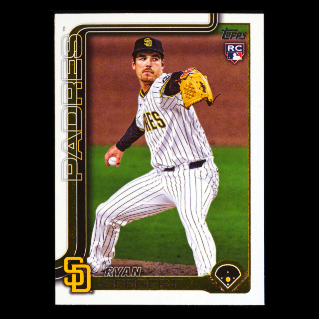Ryan Bergert RC 2025 Topps Update Rookie Padres