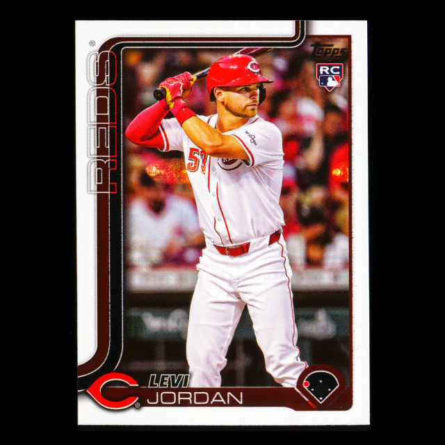 Levi Jordan RC 2025 Topps Update Rookie Reds