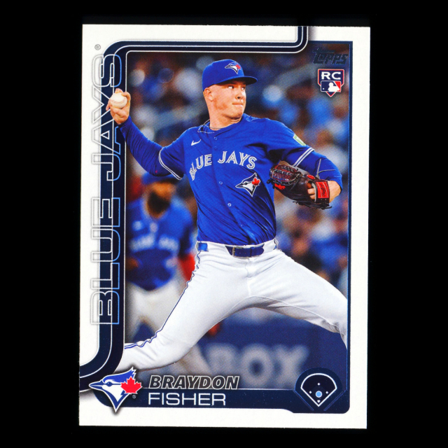 Braydon Fisher RC 2025 Topps Update Rookie Blue Jays