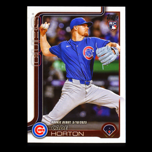 Cade Horton 2025 Topps Update Rookie Debut Cubs