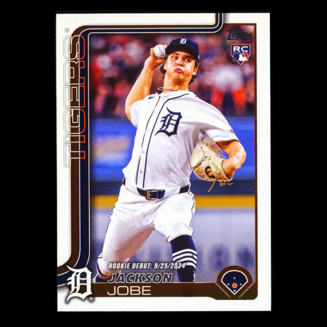 Jackson Jobe 2025 Topps Update Rookie Debut Tigers