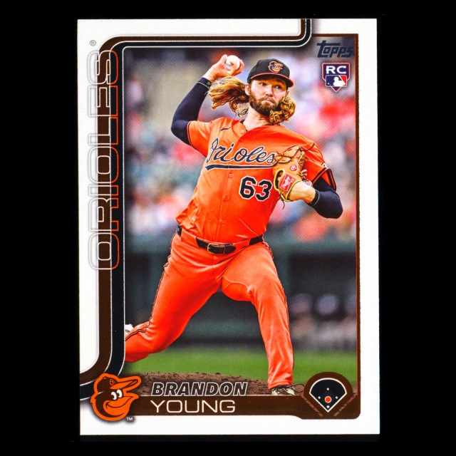 Brandon Young RC 2025 Topps Update Rookie Orioles