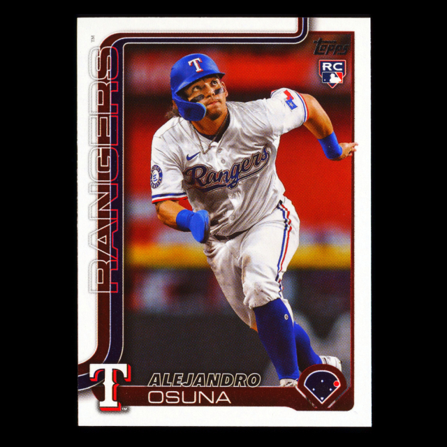 Alejandro Osuna RC 2025 Topps Update Rookie Rangers