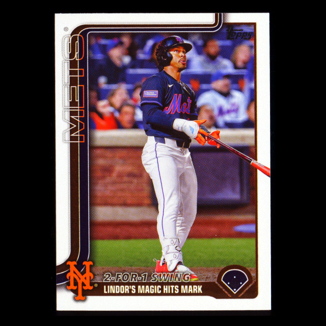 Francisco Lindor 2025 Topps Update Checklist Mets