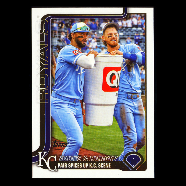 MJ Melendez - Bobby Witt Jr. 2025 Topps Update Veteran Combos Royals