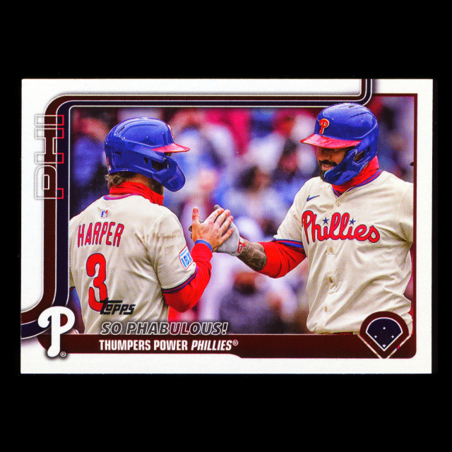 Bryce Harper - Nick Castellanos 2025 Topps Update Veteran Combos Phillies
