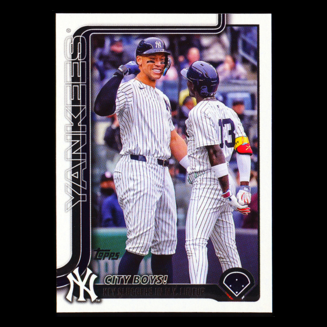 Aaron Judge - Jazz Chisholm Jr. 2025 Topps Update Veteran Combos Yankees