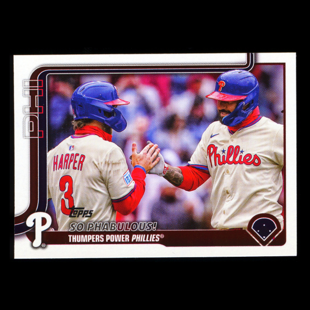 Bryce Harper - Nick Castellanos 2025 Topps Update Veteran Combos Phillies