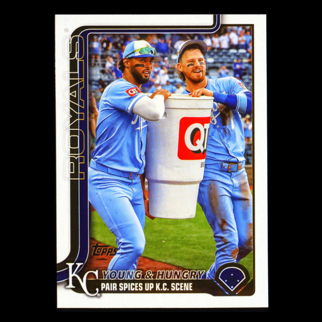 MJ Melendez - Bobby Witt Jr. 2025 Topps Update Veteran Combos Royals
