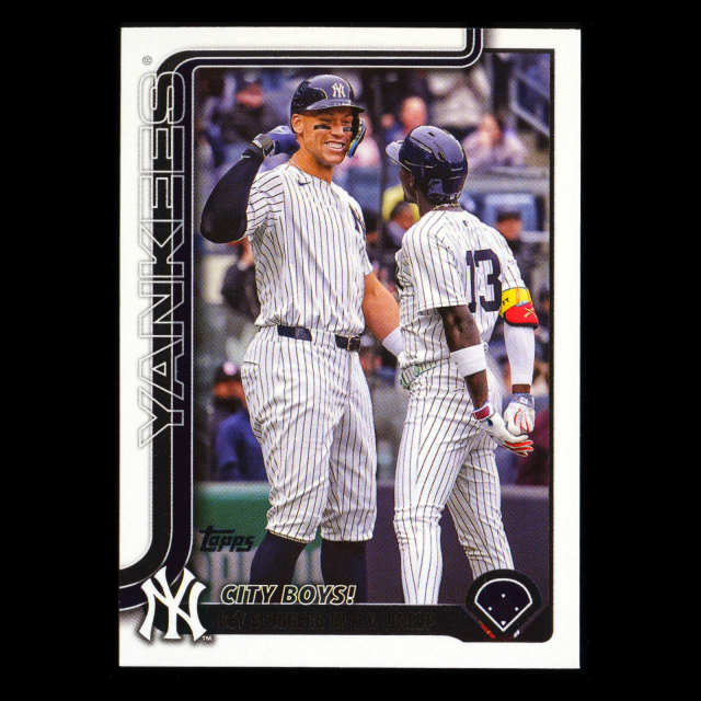 Aaron Judge - Jazz Chisholm Jr. 2025 Topps Update Veteran Combos Yankees
