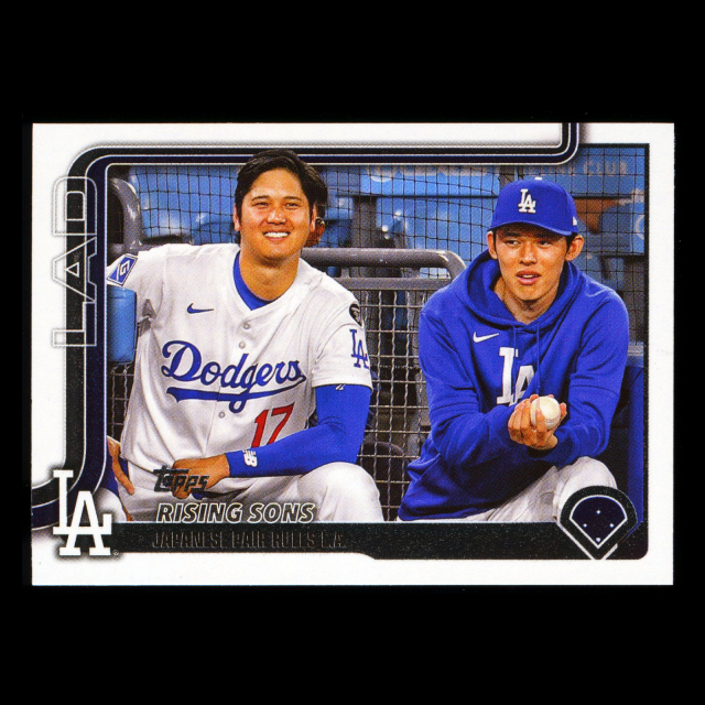 Shohei Ohtani - Roki Sasaki 2025 Topps Update Veteran Combos Dodgers