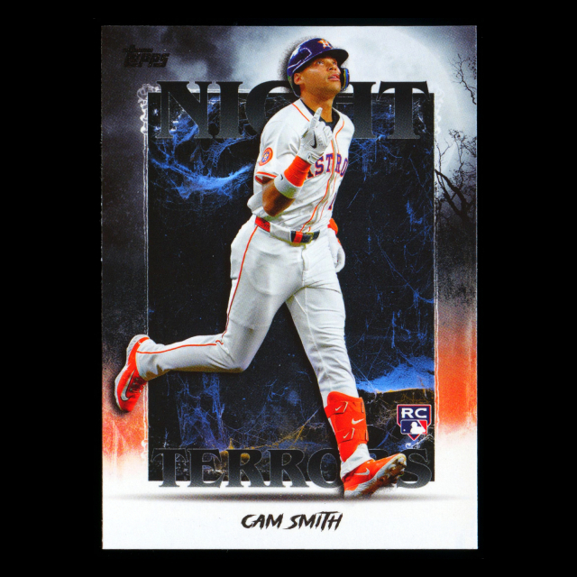Cam Smith RC 2025 Topps Update Night Terrors Rookie Astros