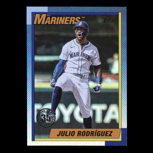 Julio Rodriguez 2025 Topps Update '90 Topps Mariners