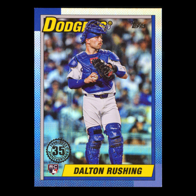 Dalton Rushing RC 2025 Topps Update '90 Topps Rookie Dodgers