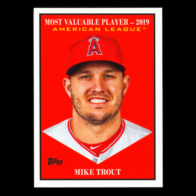 Mike Trout 2025 Topps Update Most Valuable Angels