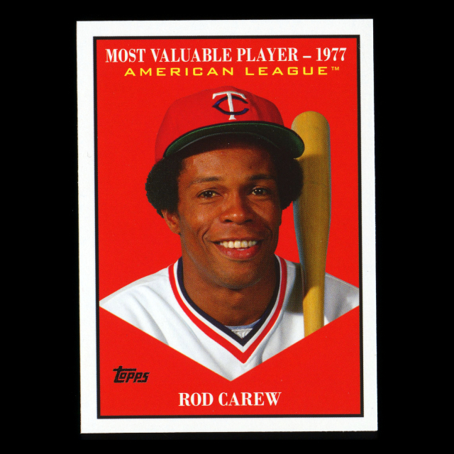 Rod Carew 2025 Topps Update Most Valuable Twins