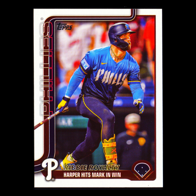 Bryce Harper 2025 Topps Update Checklist Phillies