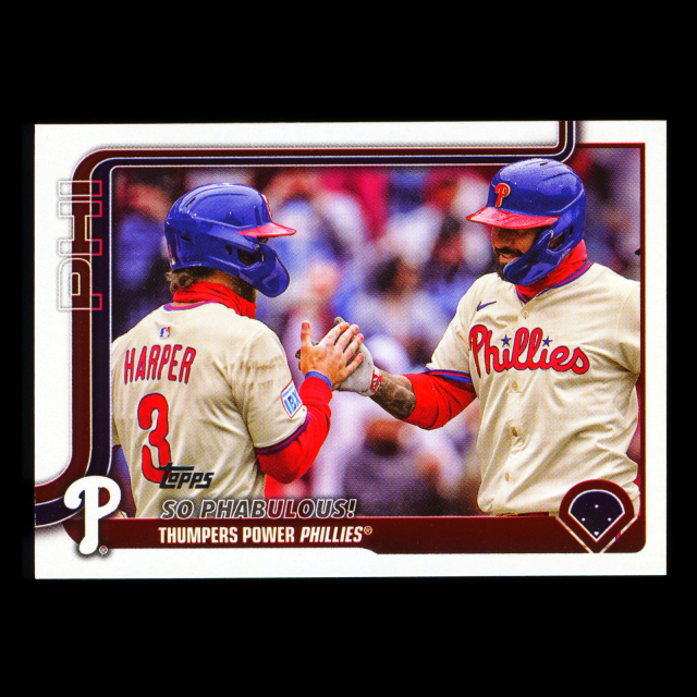 Bryce Harper - Nick Castellanos 2025 Topps Update Veteran Combos Phillies