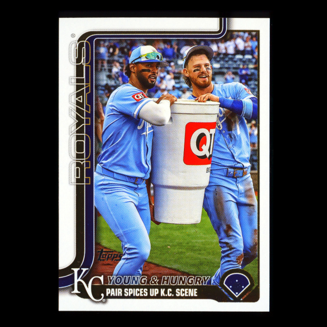 MJ Melendez - Bobby Witt Jr. 2025 Topps Update Veteran Combos Royals