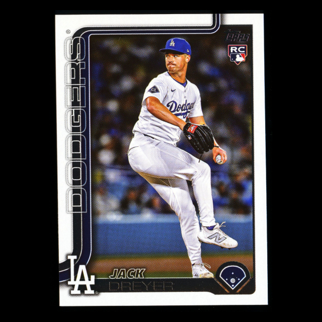 Jack Dreyer RC 2025 Topps Update Rookie Dodgers