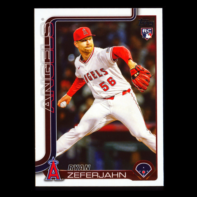 Ryan Zeferjahn RC 2025 Topps Update Rookie Angels