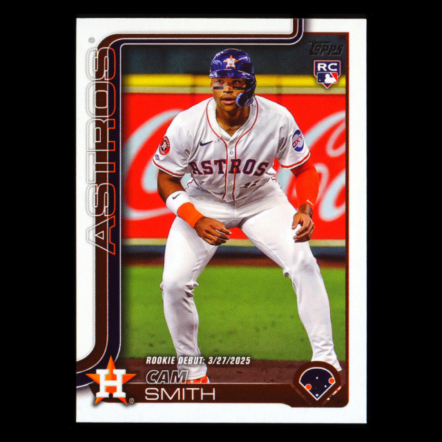 Cam Smith 2025 Topps Update Rookie Debut Astros