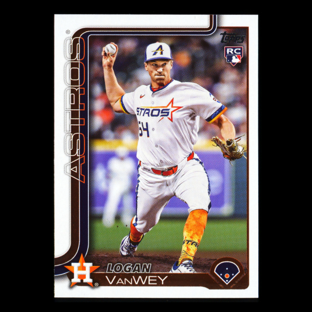 Logan VanWey RC 2025 Topps Update Rookie Astros