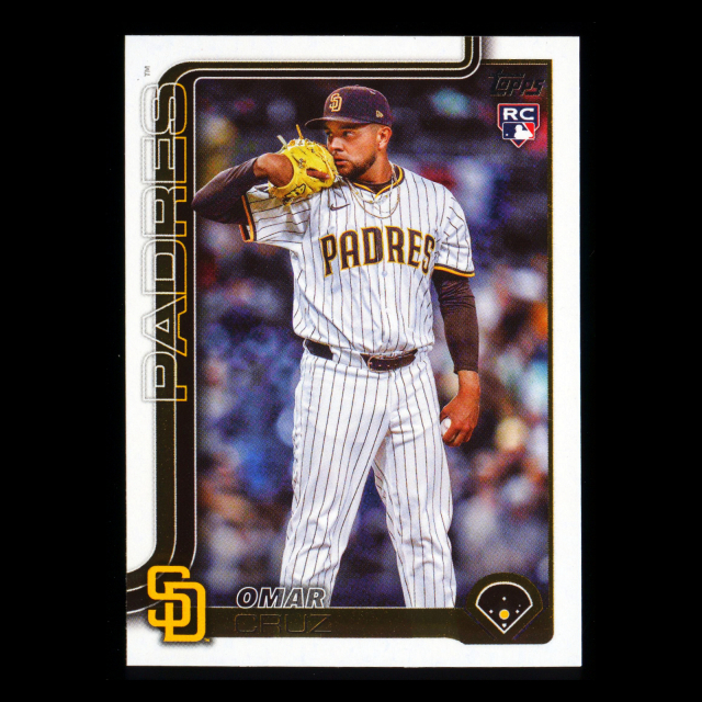 Omar Cruz RC 2025 Topps Update Rookie Padres
