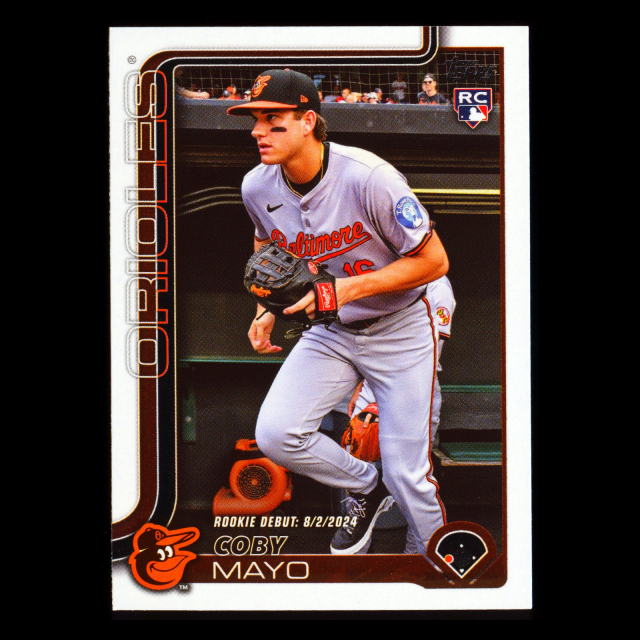 Coby Mayo 2025 Topps Update Rookie Debut Orioles