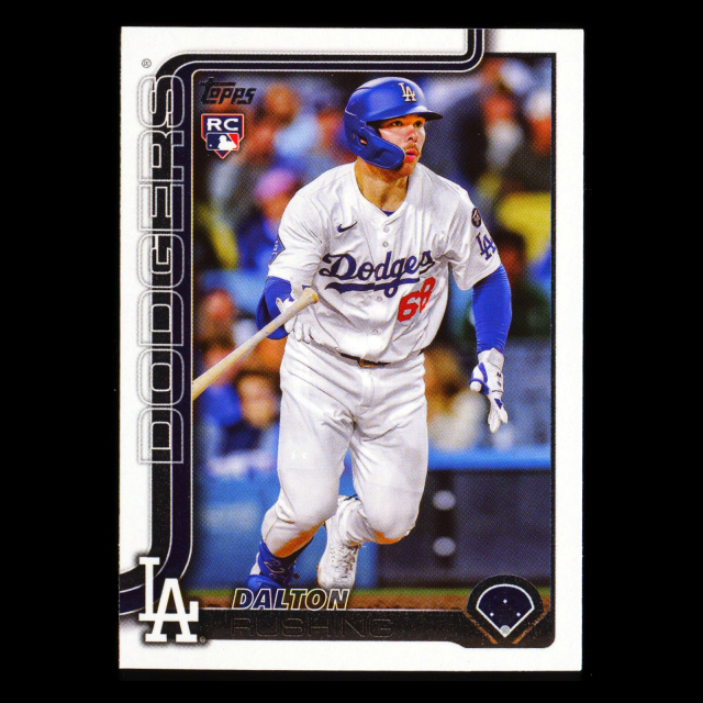Dalton Rushing RC 2025 Topps Update Rookie Dodgers