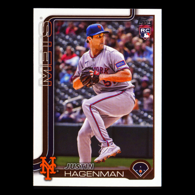 Justin Hagenman RC 2025 Topps Update Rookie Mets