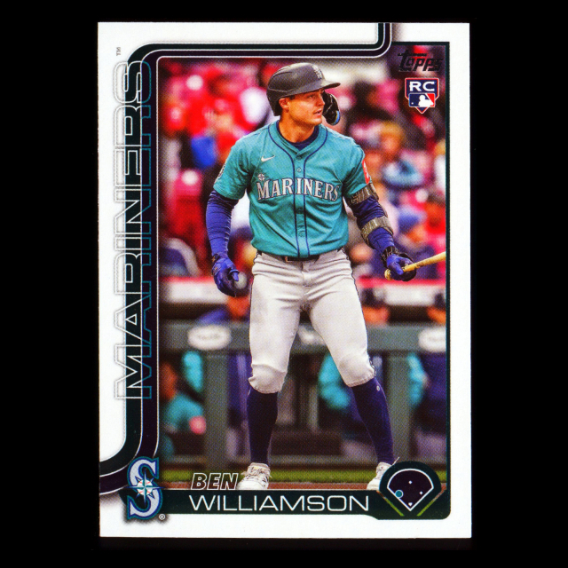 Ben Williamson RC 2025 Topps Update Rookie Mariners