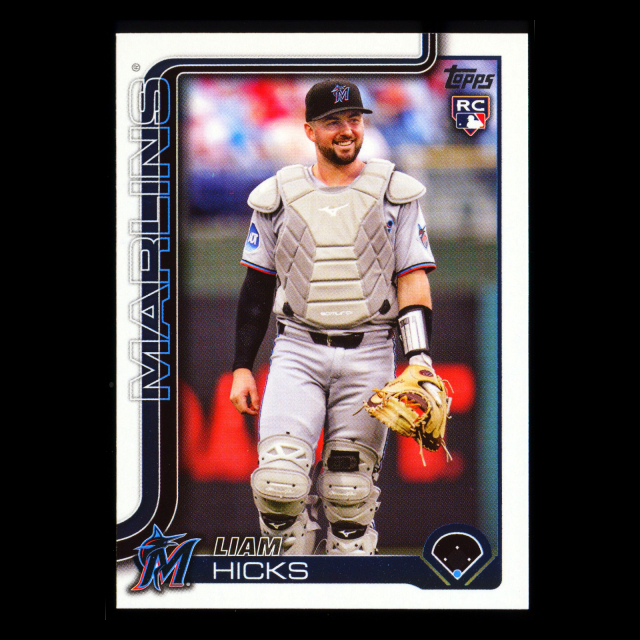 Liam Hicks RC 2025 Topps Update Rookie Marlins