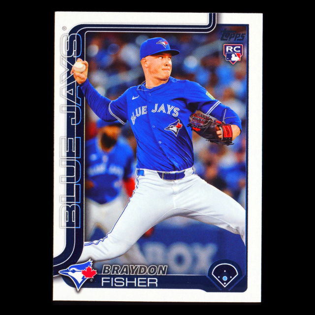 Braydon Fisher RC 2025 Topps Update Rookie Blue Jays
