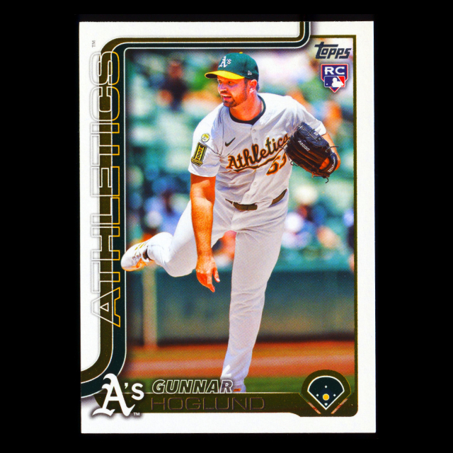 Gunnar Hoglund RC 2025 Topps Update Rookie Athletics