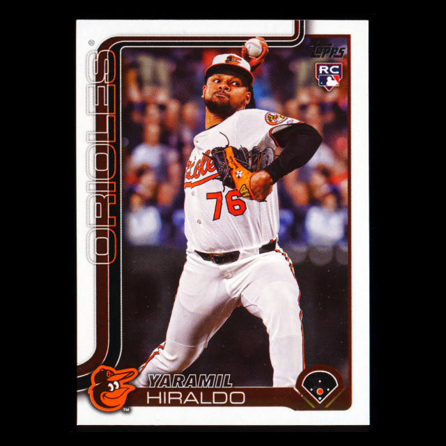 Yaramil Hiraldo RC 2025 Topps Update Rookie Orioles