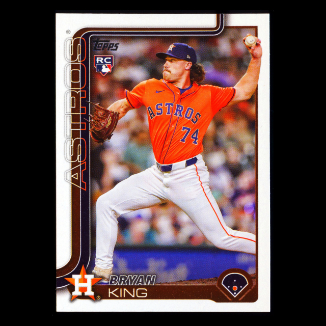 Bryan King RC 2025 Topps Update Rookie Astros
