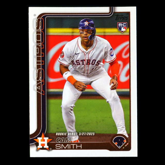 Cam Smith 2025 Topps Update Rookie Debut Astros