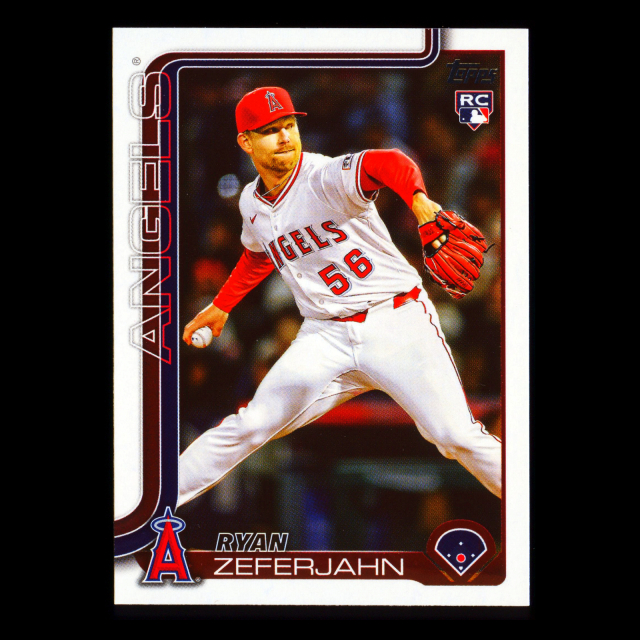 Ryan Zeferjahn RC 2025 Topps Update Rookie Angels