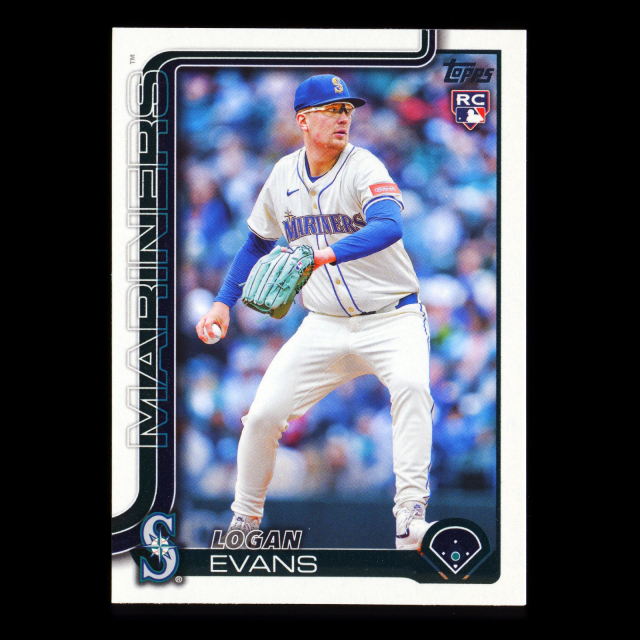 Logan Evans RC 2025 Topps Update Rookie Mariners