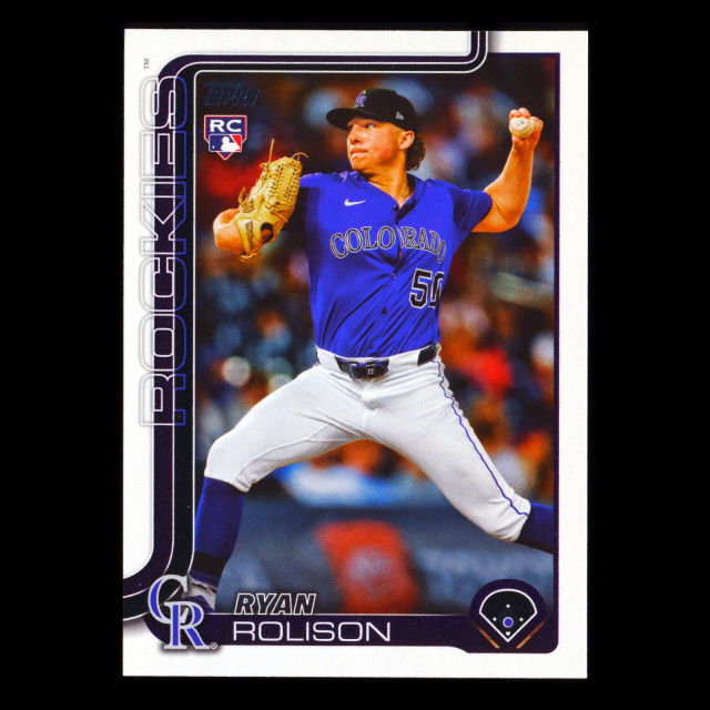 Ryan Rolison RC 2025 Topps Update Rookie Rockies