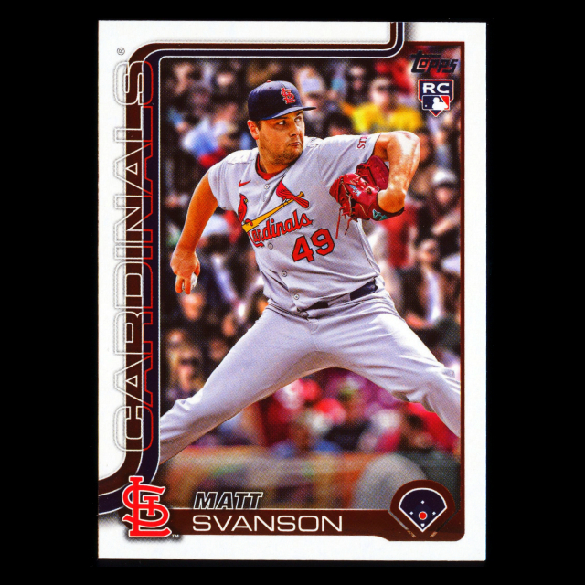 Matt Svanson RC 2025 Topps Update Rookie Cardinals