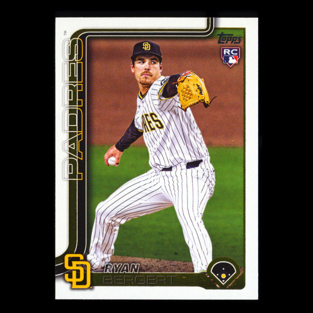 Ryan Bergert RC 2025 Topps Update Rookie Padres