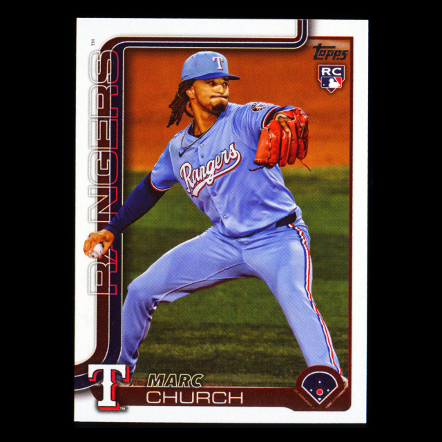 Marc Church RC 2025 Topps Update Rookie Rangers